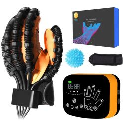 Upgraded Rehabilitation Robotic Gloves for Hempiplegia Stroke Paralysis Arthriti Patient Physical Reabilitech, Finger and Hand Function Workout Recove