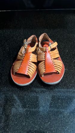 Child Leather Huarache Sandals