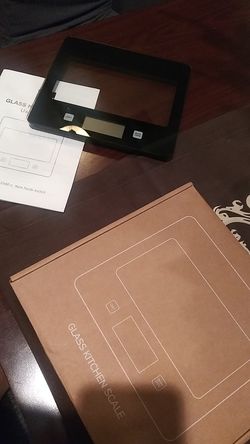 Glass kitchen scale small cute food scale classy