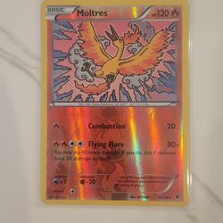 Moltres 9/124 2016 Fates Collide Pokemon Card Reverse Holo Rare - LP/NM for  Sale in San Diego, CA - OfferUp