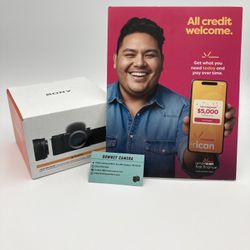 SONY ZV-E10 CAMERA WITH 16-50MM LENS