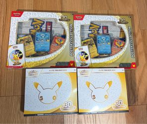 30th Celebration ETBs and poster collections