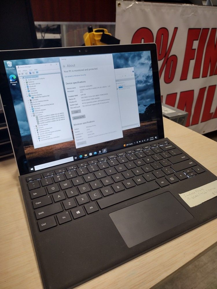 Surface Pro 4 i5 Gen 6th 2.4Ghz/4Gb/120GbSSD/1080p Touch