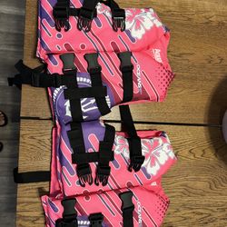 Kids life jacket vest & water Goggles