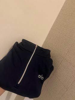 Alo Yoga Black Full-Zip Jacket