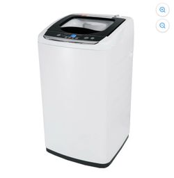 BLACK+DECKER Small Portable Washer 0.9 cu. ft., 5 Cycles, Transparent Lid & LED Display
