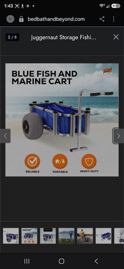 Aluminum Fishing Cart With Balloon Tires