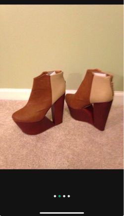 Platform Wedge Ankle Boots