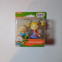 2023 Nickelodeon Rugrats Mini Figures 2 Pack Tommy & Angelica Approx 2.5-3" NEW