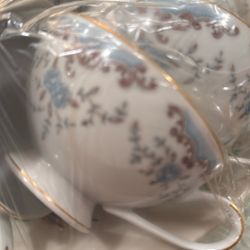 Imperial China - Seville Pattern - Footed Tea/ Coffee Cups