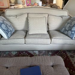 Ethan Allen Ralph Lauren sofa and ottoman. Rare find! Best couch I’ve ever had. So comfy!