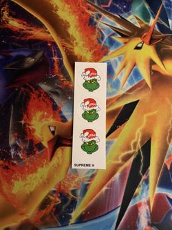 Supreme Grinch Mini Sticker 2024