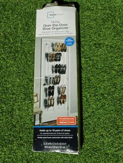 Mainstays 18 - Pair Over - the - Door Shoe Organizer