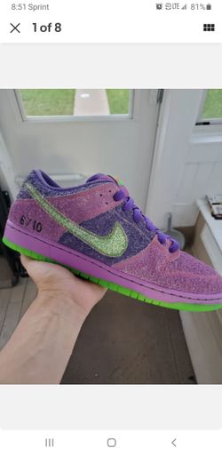 Nike sb reverse skunk low size 12