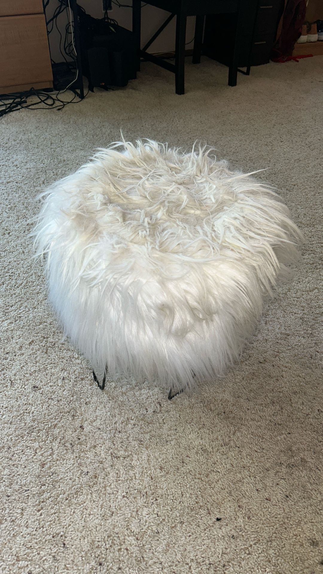 Small Furry Stool
