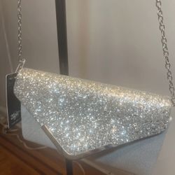 Glitter Envelope Clutch Handb