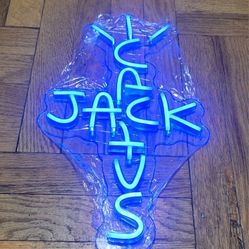 Cactus Jack LED Neon Sign Brand New