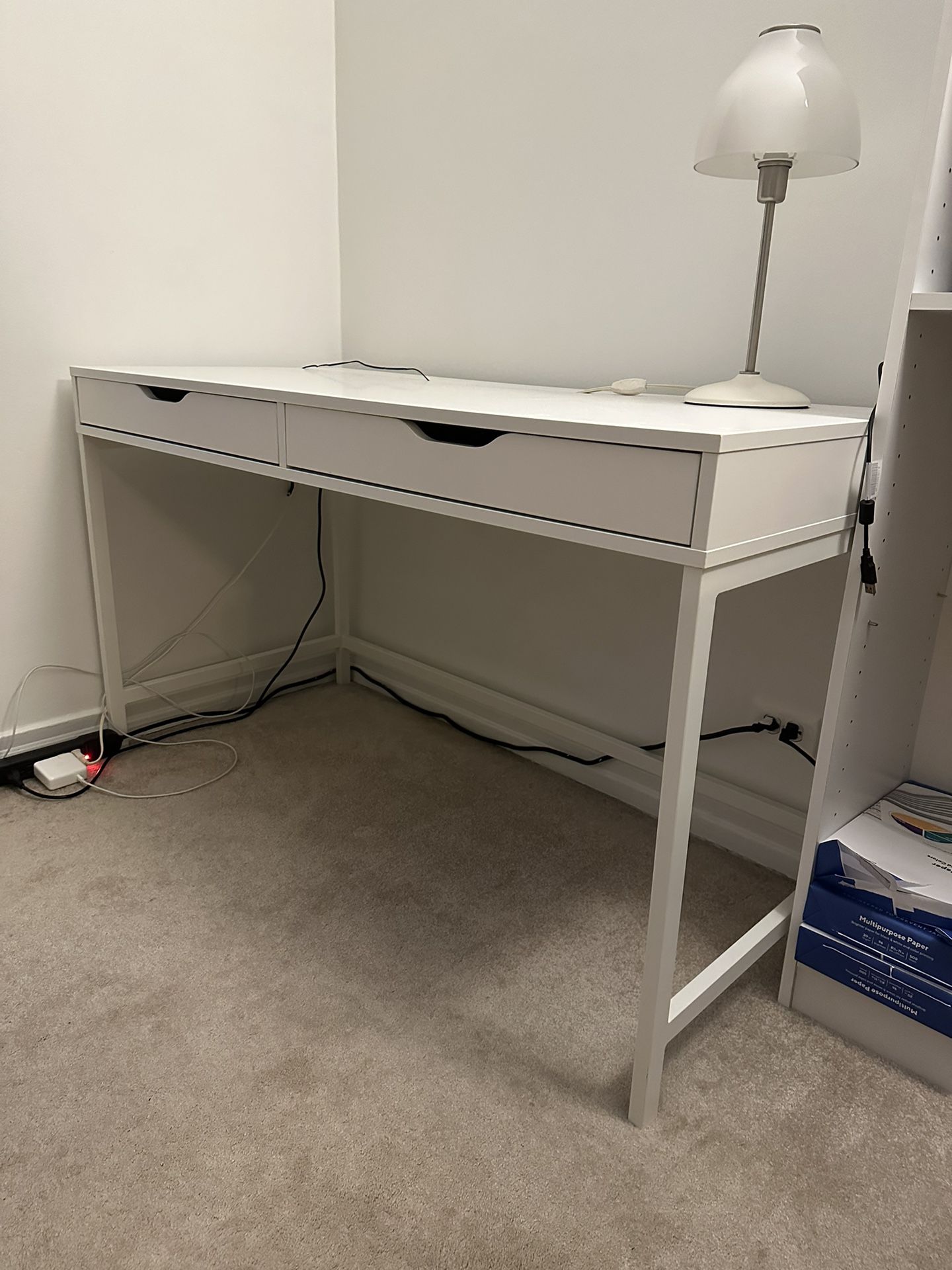 ALEX Desk, black-brown, 52x227/8 - IKEA