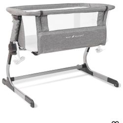 New Baby Delight Beside Me Dreamer Bassinet | Bedside Sleeper | 6-Position Height Adjustment | Charcoal Tweed Amazon's Choice 