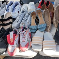 20 Pair Of Shoes, Sandals, HeelsPuma,adidas 