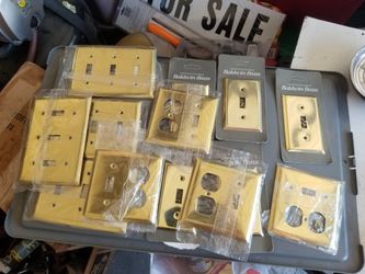 Brass outlet covers