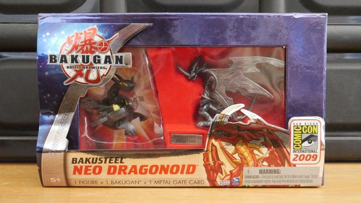 2009 SDCC Bakugan Neo Dragonoid Set