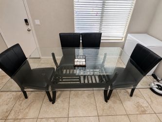 Glass Dinner Table