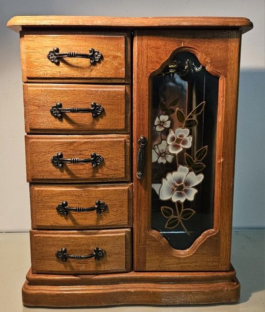 A Vintage Jewelry Armoire