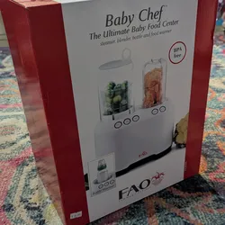 Fao Schwartz baby chef, the ultimate food baby maker, steamer blender bottle and food warmer all-in-one