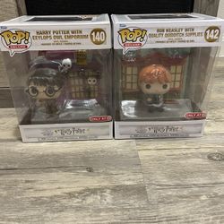 Harry Potter & Ron Weasley Funko Pops 