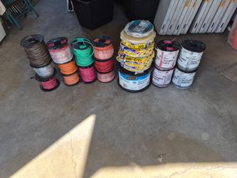 Electrical wire romex 12 gauge and 10 gauge wire and sprinkler wire ,best offer take all