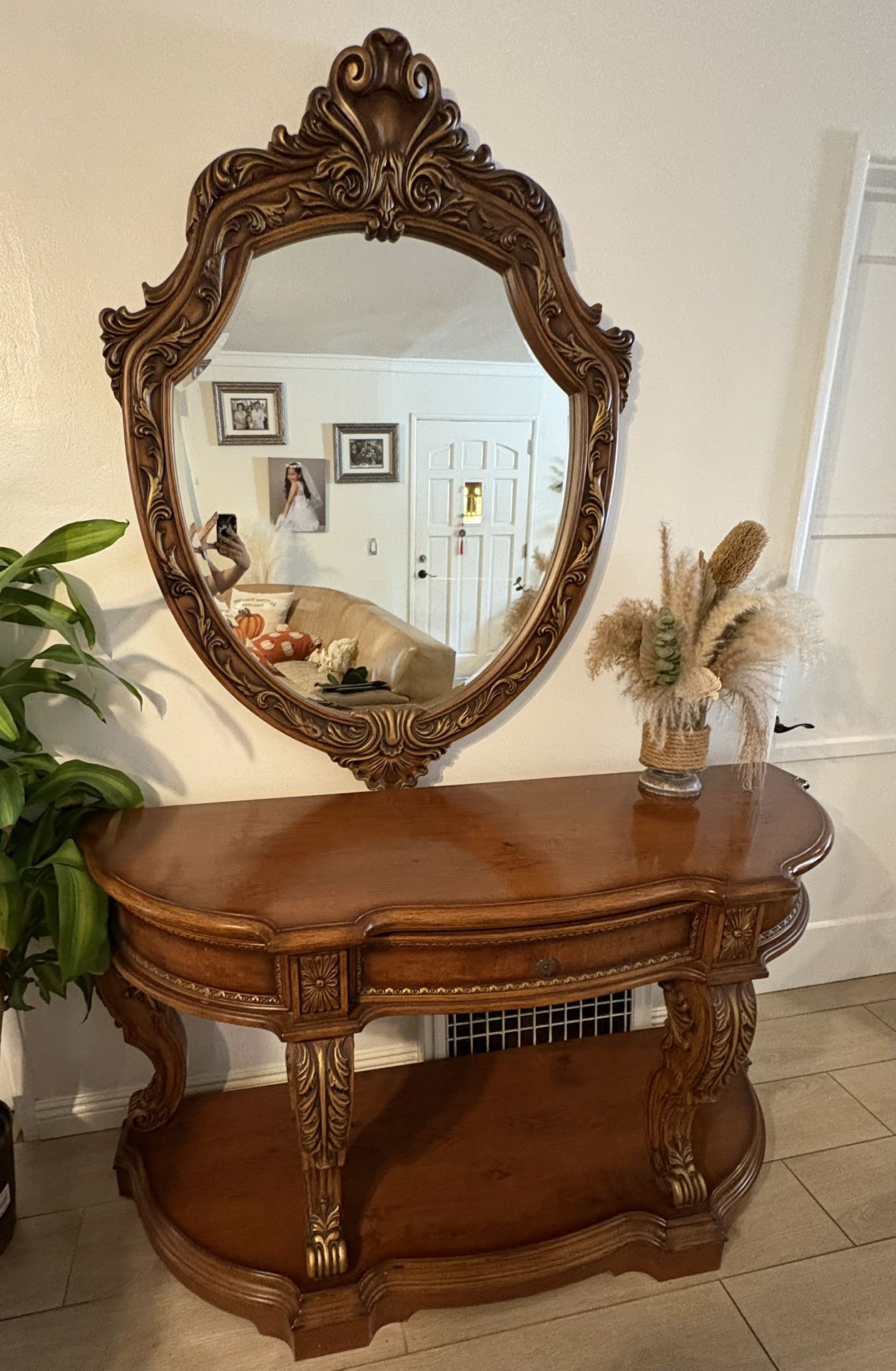 Console Table And Mirror