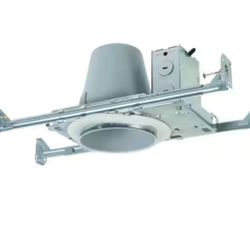 E26 4 in. Steel Recessed Lighting Housing for New Construction Ceiling, Non-IC, Air-Tite with Adjust