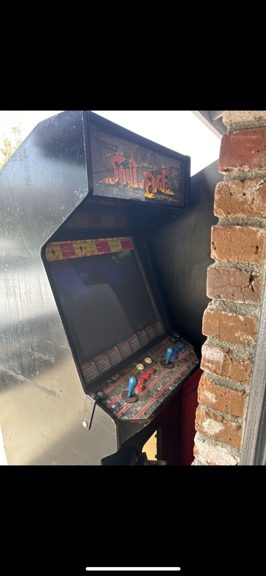 Soul Edge Arcade Video Game Machine With 19” Monitor 
