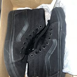 High Top Black Vans 