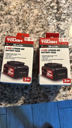 Hyper Tough 20v 4Ah Batteries