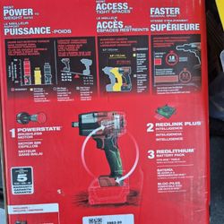 Brand  New Never Opend  Milwaukee  1/2 In Impact Driver And Batterie  Set Of 2   M18 Fuel.  