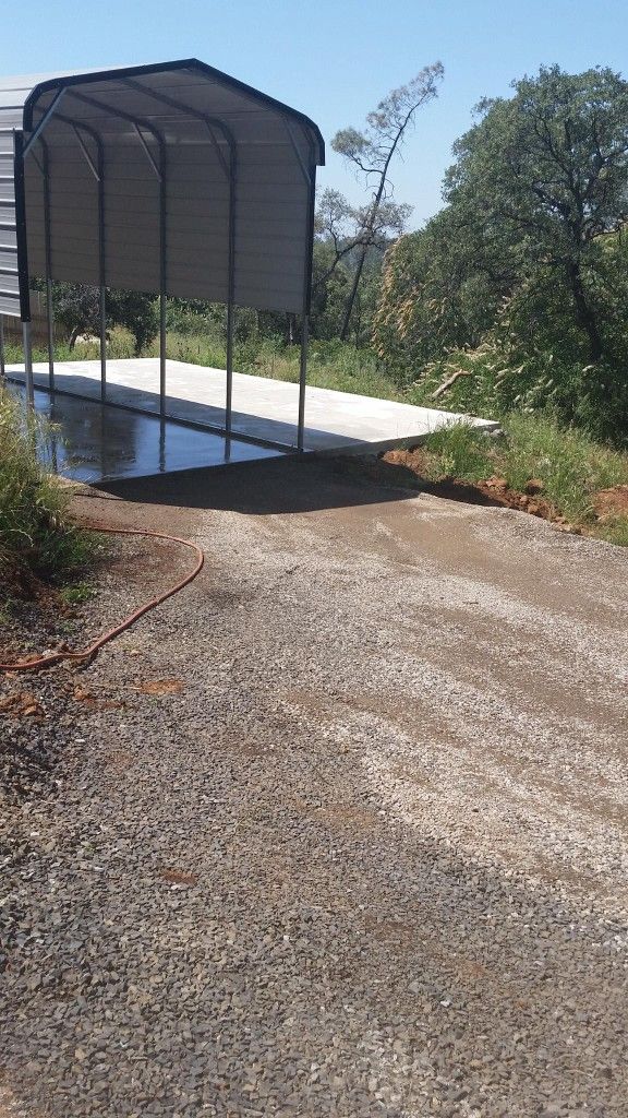 14x16x30 Steel Carport Frame