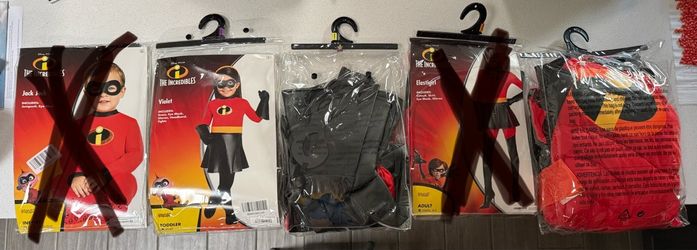 Incredibles costumes