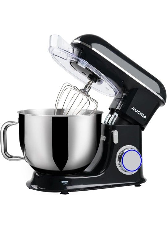 Stand Mixer 660w 6-Speed Food Mixer 6.5QT Kitchen Electric Tilt Head Dough Hook