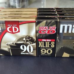MAXELL XLII-S audio cassette tapes 