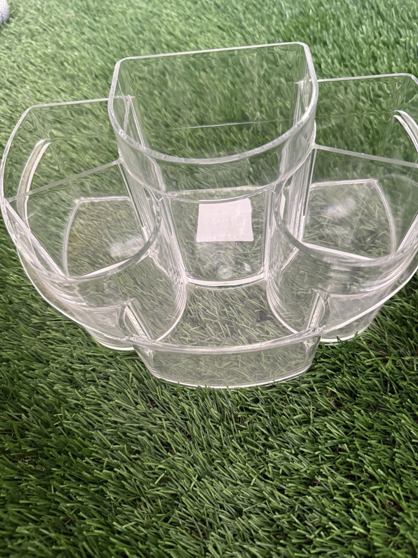 Half moon Acrylic cosmetic organizer-reduced Price
