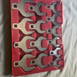 14-Piece Jumbo Crows Foot Wrench Set