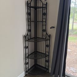 Folding Decorative corner shelf rack