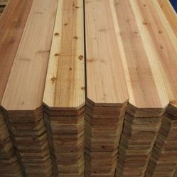 8ft cedar fence pickets ($3.60)Limited Offer