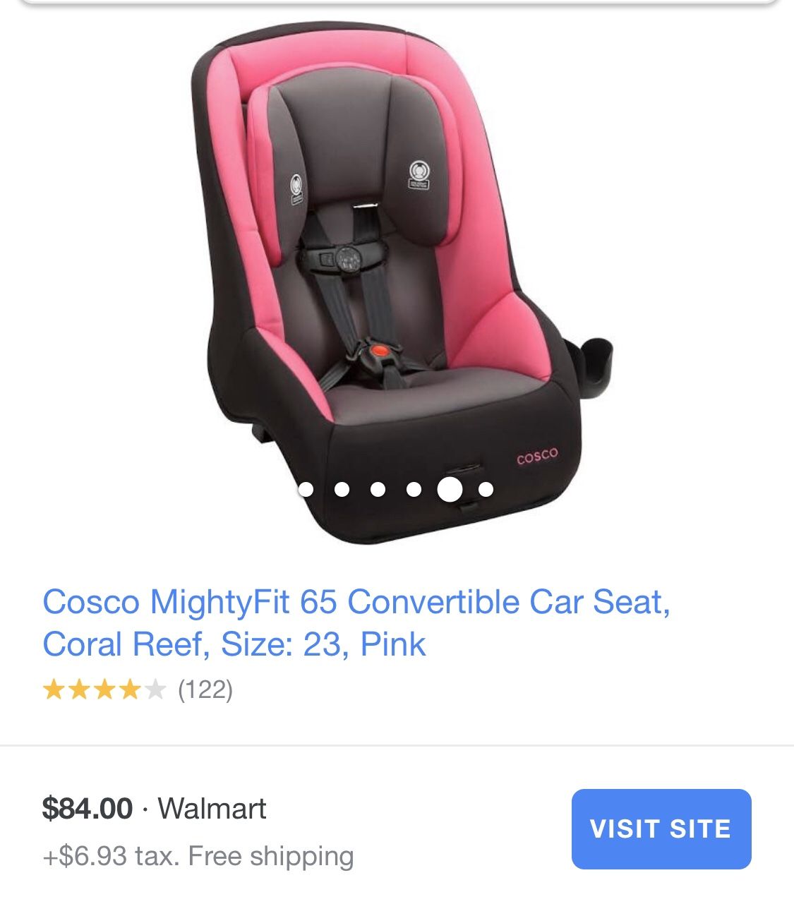 Cosco girls seat
