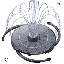 Brand New Solar Bird Bath Fountain