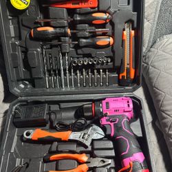 Tool Box With Tools 