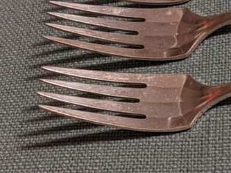 Antique Silverware 6 Forks