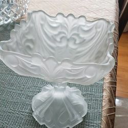 Vintage Frost Compote Dish